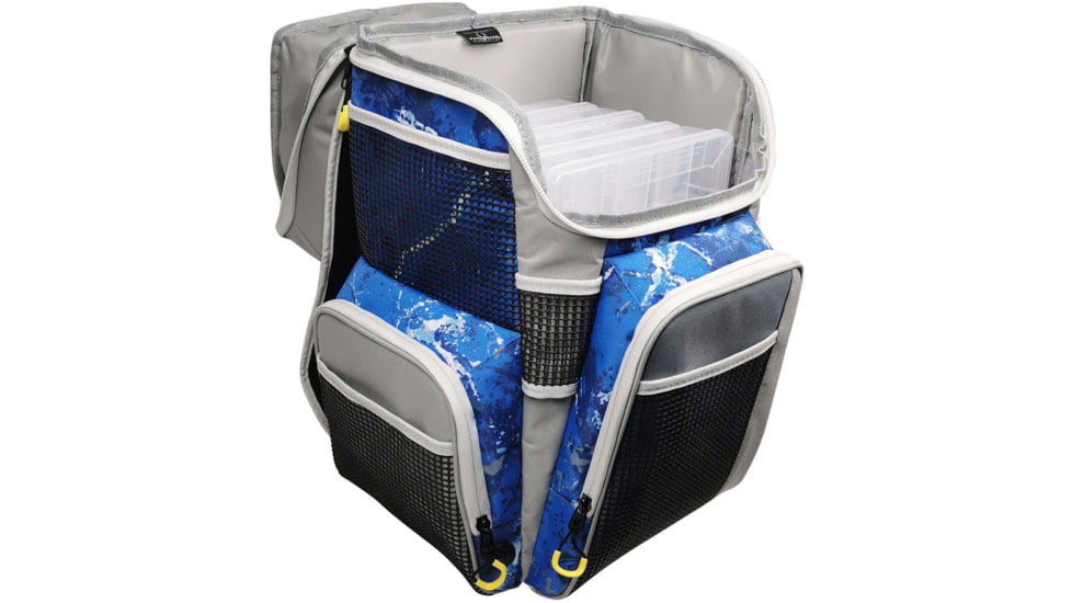 Evolution Outdoor 5007 Pro-Angler Zerust Backpack, Includes 3 Trays, Kinetic Blue, FL30004