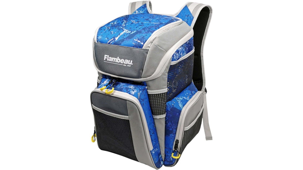 Evolution Outdoor 5007 Pro-Angler Zerust Backpack, Includes 3 Trays, Kinetic Blue, FL30004