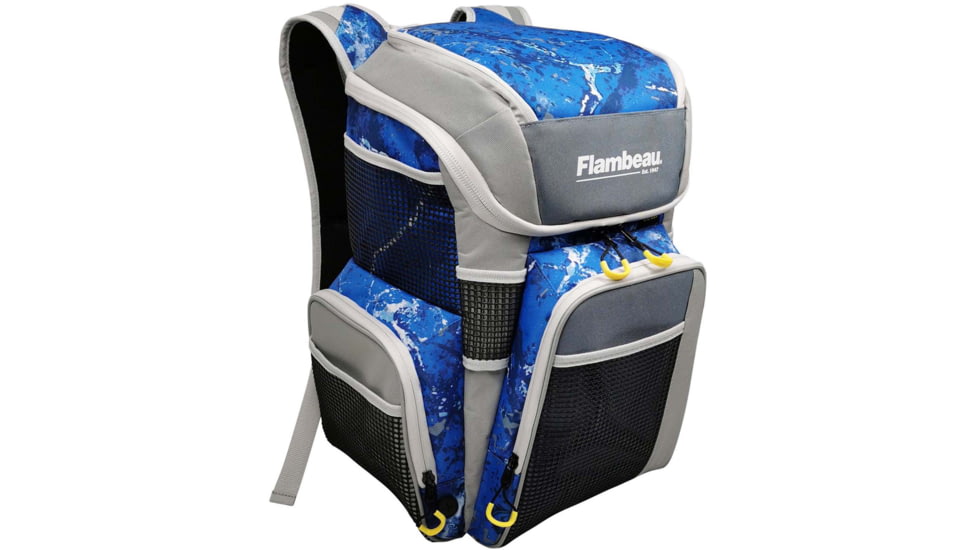Evolution Outdoor 5007 Pro-Angler Zerust Backpack, Includes 3 Trays, Kinetic Blue, FL30004