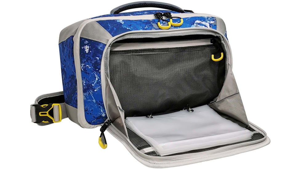 Evolution Outdoor 5007 Pro-Angler Zerust Sling Pack, Includes 3 Trays, Kinetic Blue, FL30003