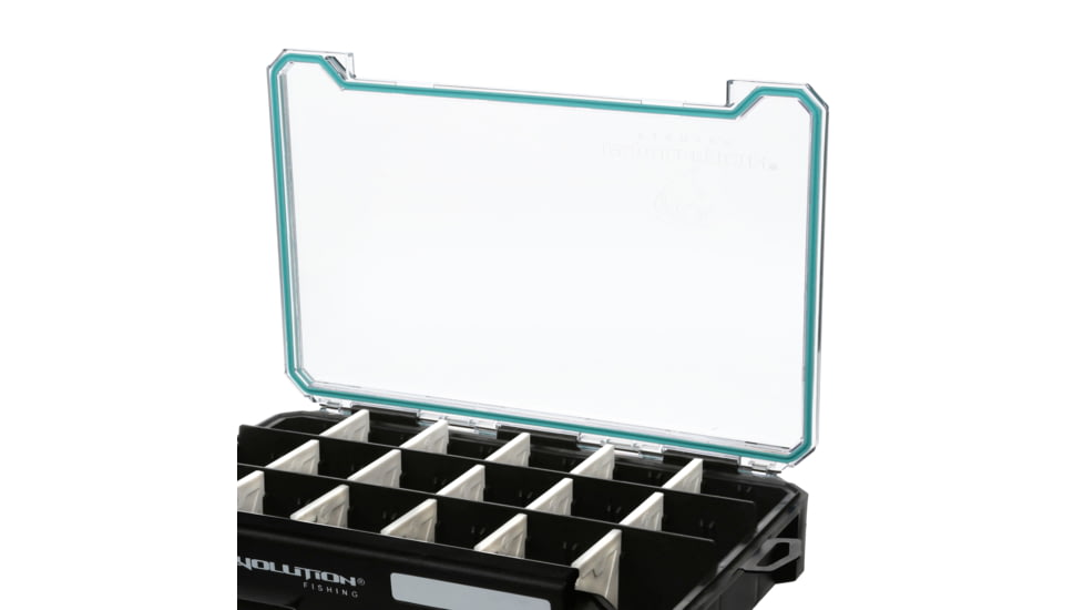 Evolution Outdoor Ballistix 3.6 Tray, Black clear, 3600 sz tackle tray, BLX36