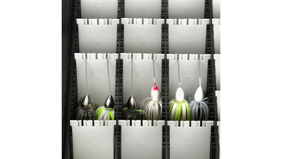 Evolution Outdoor Ballistix Hangr 3.7D, Black clear, 3700 sz tackle tray, BLXHGR37