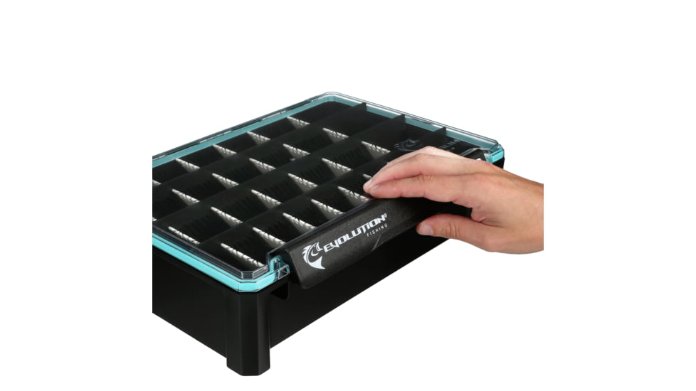Evolution Outdoor Ballistix Hangr 3.7D, Black clear, 3700 sz tackle tray, BLXHGR37