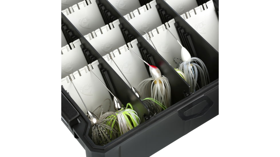 Evolution Outdoor Ballistix Hangr 3.7D, Black clear, 3700 sz tackle tray, BLXHGR37