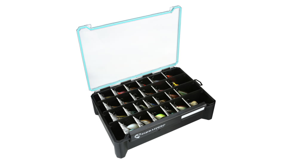 Evolution Outdoor Ballistix Hangr 3.7D, Black clear, 3700 sz tackle tray, BLXHGR37