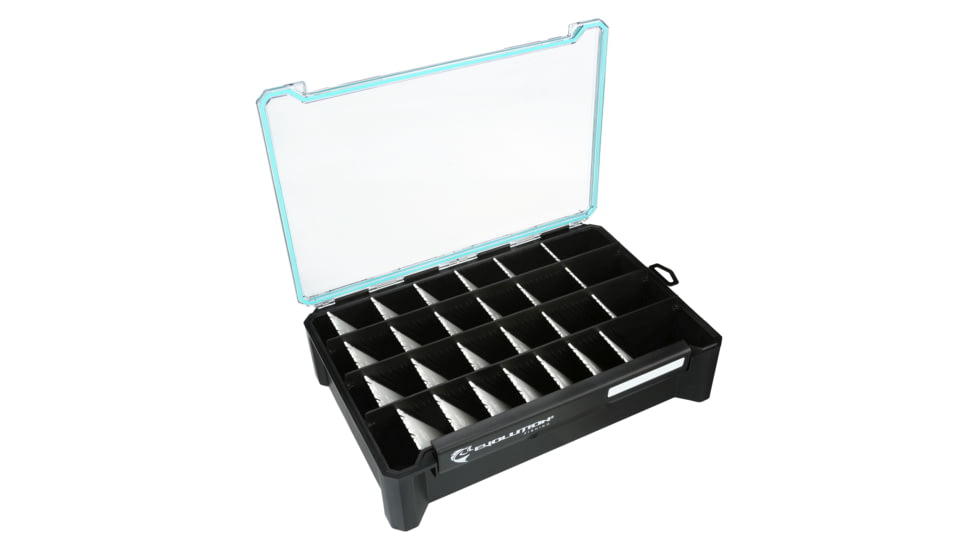 Evolution Outdoor Ballistix Hangr 3.7D, Black clear, 3700 sz tackle tray, BLXHGR37