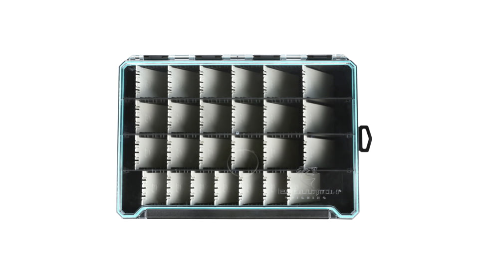 Evolution Outdoor Ballistix Hangr 3.7D, Black clear, 3700 sz tackle tray, BLXHGR37