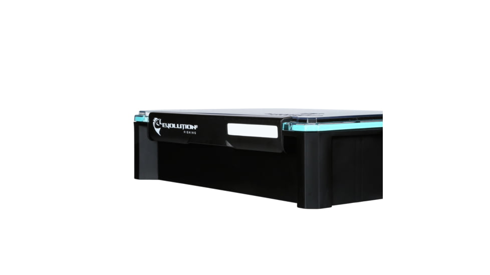 Evolution Outdoor Ballistix Hangr 3.7D, Black clear, 3700 sz tackle tray, BLXHGR37