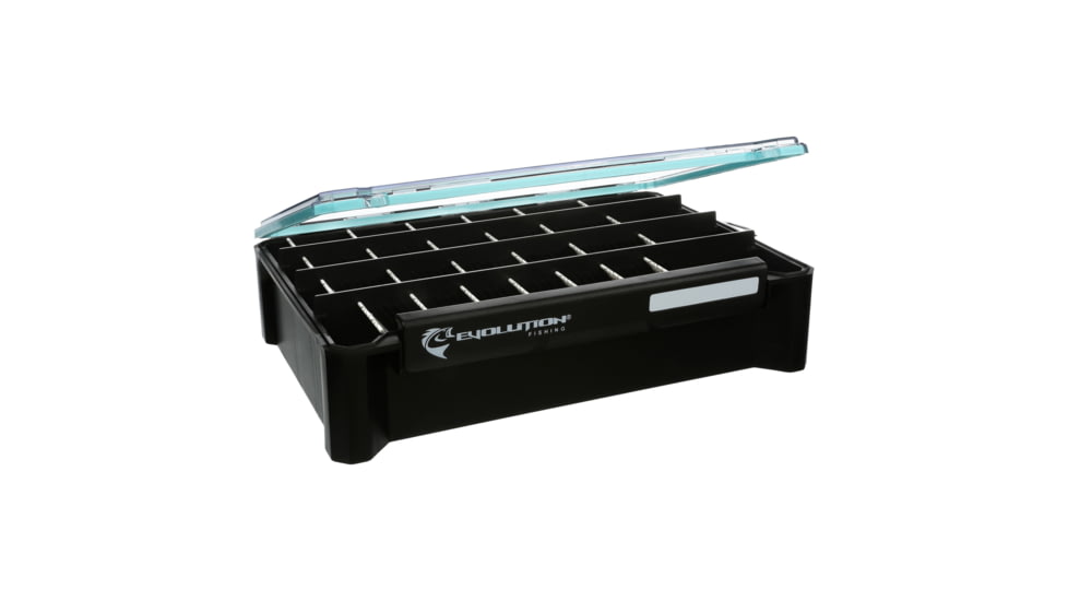 Evolution Outdoor Ballistix Hangr 3.7D, Black clear, 3700 sz tackle tray, BLXHGR37