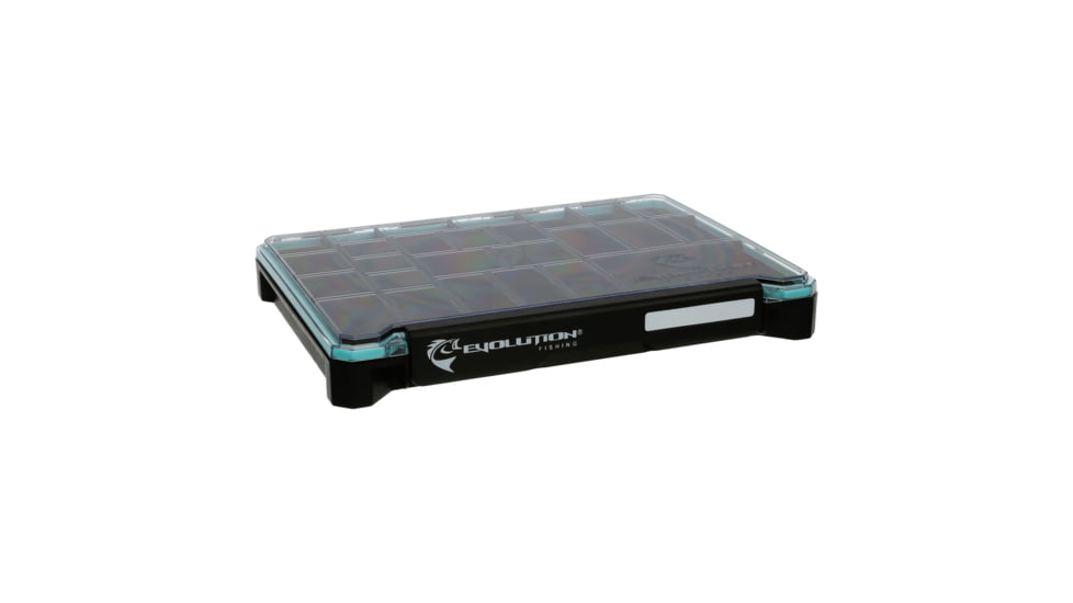 Evolution Outdoor Ballistix Terminal Tray, Black clear, 3700 sz tackle tray, BLXTERM