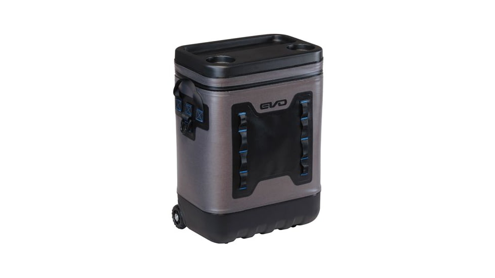 Evolution Outdoor Design EVO Leak Proof Rolling Cooler, Gray/Black, 25qt, 25001-EV