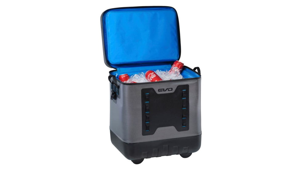 Evolution Outdoor Design EVO Leak Proof Rolling Cooler, Gray/Black, 50qt, 25000-EV