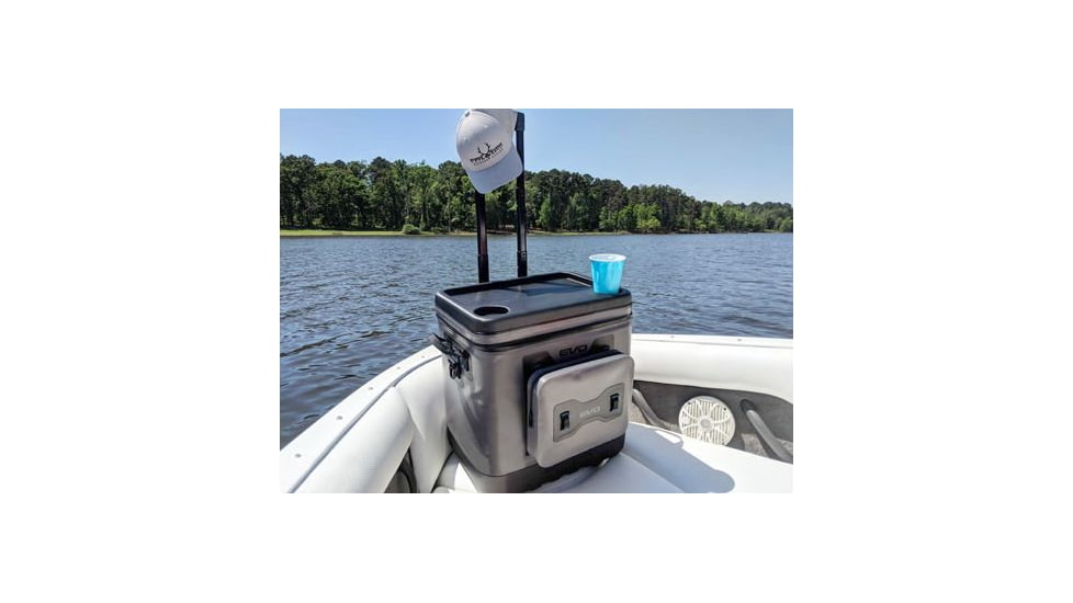 Evolution Outdoor Design EVO Leak Proof Rolling Cooler, Gray/Black, 50qt, 25000-EV