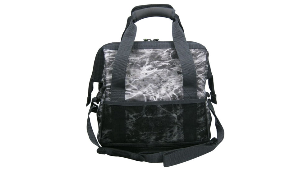 Evolution Outdoor Doctor Tote Tackle Bag, Mossy Oak Elements / Grey / White / Green, 13in x 9in x 11.5in, 31022-EV