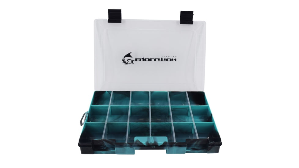Evolution Outdoor Drift Series 3600 Colored Tackle Tray, Seafoam Green/Black, 3600, 36008-EV