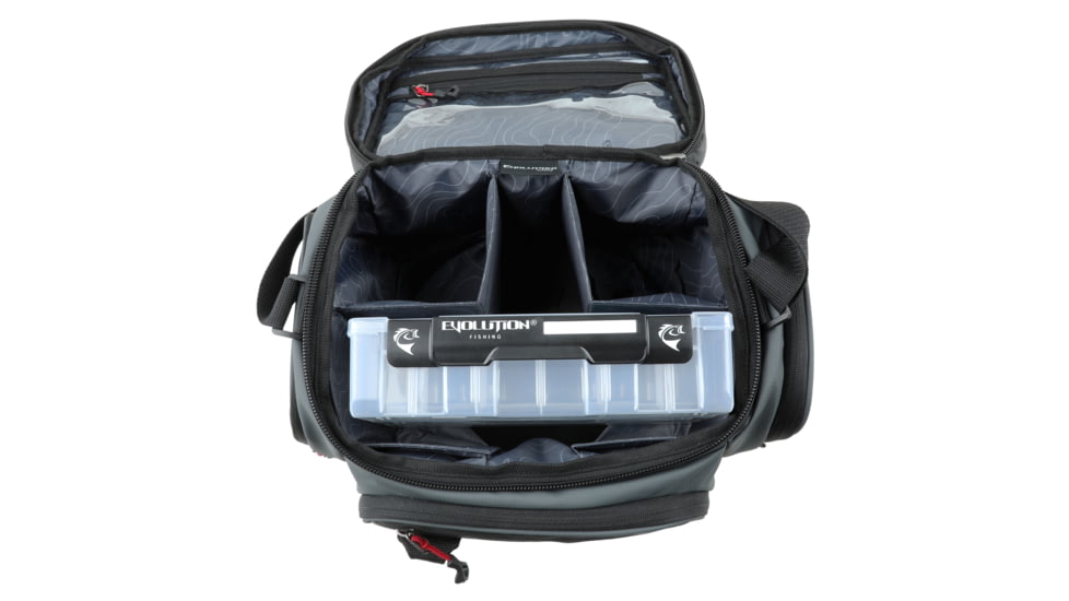 Evolution Outdoor Largemouth 3.0 3600 Tackle Bag, Grey, Medium, 34035-EV