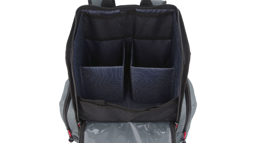 Evolution Outdoor Largemouth 3.0 Tackle Backpack, Grey, Large, 34034-EV