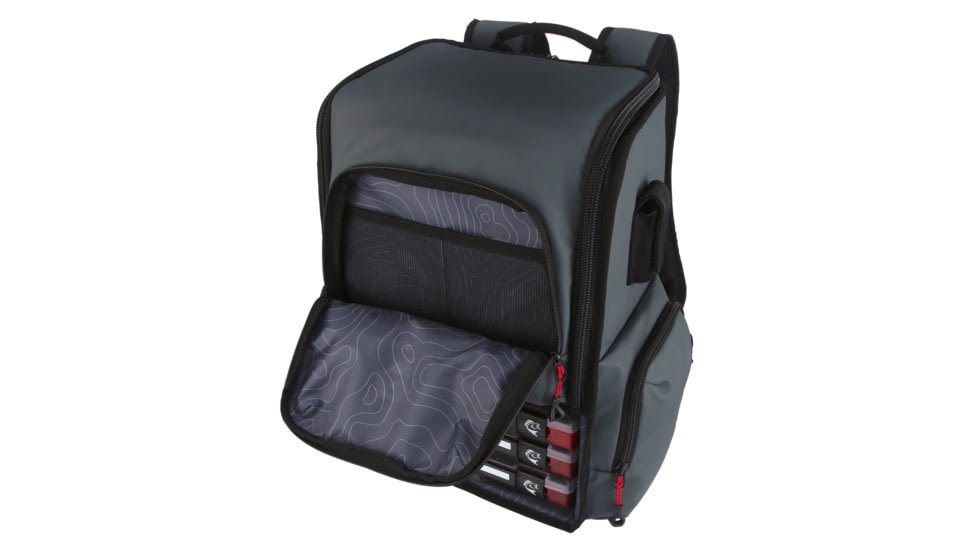 Evolution Outdoor Largemouth 3.0 Tackle Backpack, Grey, Large, 34034-EV