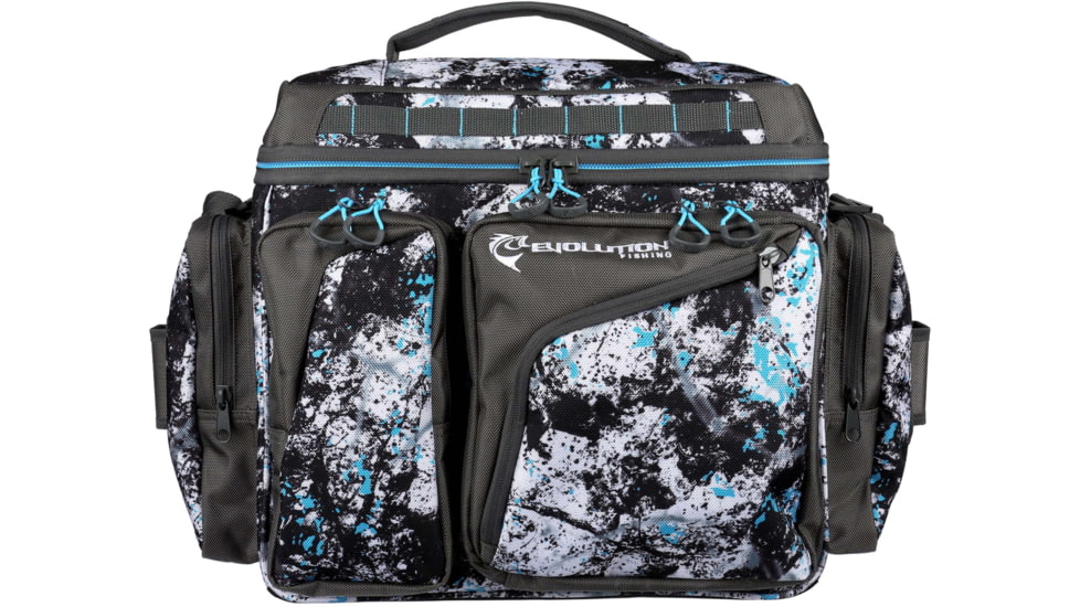 Evolution Outdoor Largemouth XL 3700 Tackle Bag, Includes 6 Trays, Quartz Blue, 34012-EV
