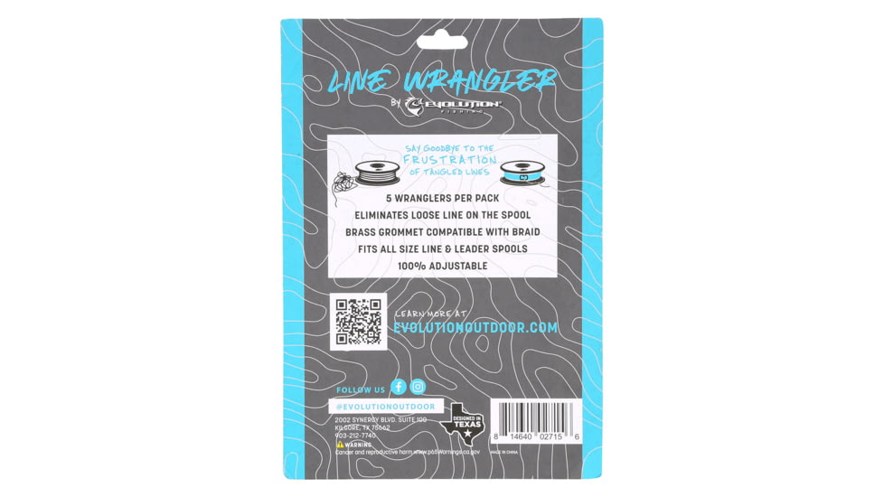 Evolution Outdoor Line Wrangler 5/pk, Blue, small, 34033-EV