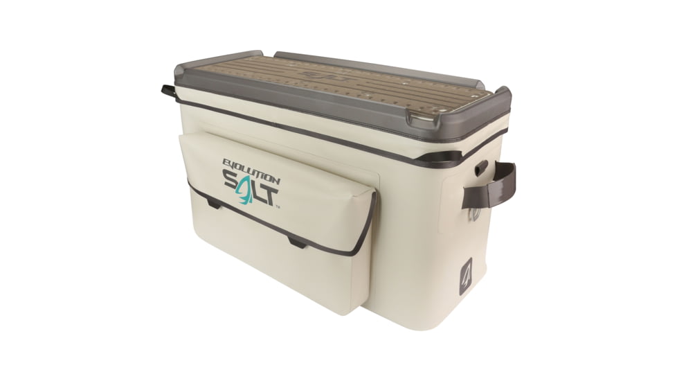 Evolution Outdoor Salt Sol 65 The Ultimate Saltwater Tackle System, Tan, 65qt, ESWGB4500