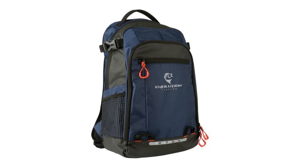 Evolution Outdoor Smallmouth Backpack 3700 1 tray included, Blue, Large, 34040-EV