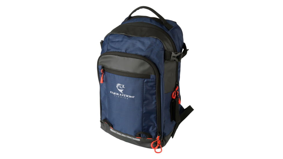 Evolution Outdoor Smallmouth Backpack 3700 1 tray included, Blue, Large, 34040-EV