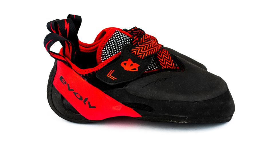 Evolv Agro Climbing Shoe - Men's-Black/Red-9.5