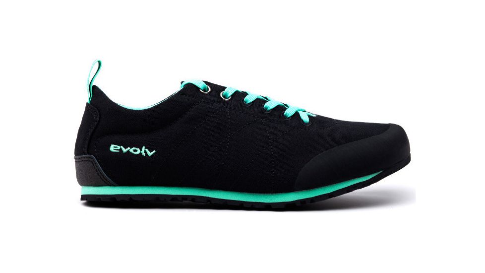 Evolv Cruzer Psyche Shoe - Women's, Black/Mint, 8.5 US, EVL0310-085