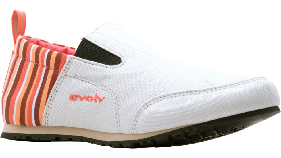 Evolv Cruzer Slip-On Approach Shoe - Women's-Birch Stripe-Medium-7.5