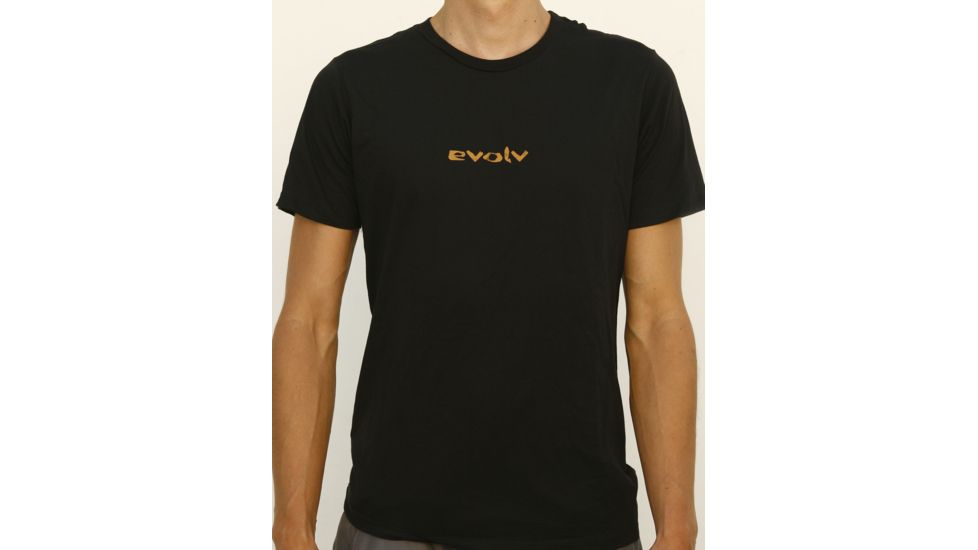 Evolv Drip T-Shirt - Mens-Mustard Yellow-Medium