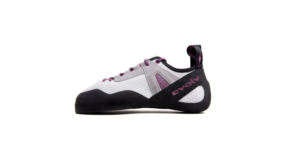 Evolv Elektra Lace Climbing Shoes - Women's, Silk White/Grape, EVL0402