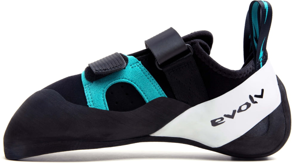 Evolv Geshido Climbing Shoes - Mens, Black/Teal/White, 11.5, EVL0422-11.5
