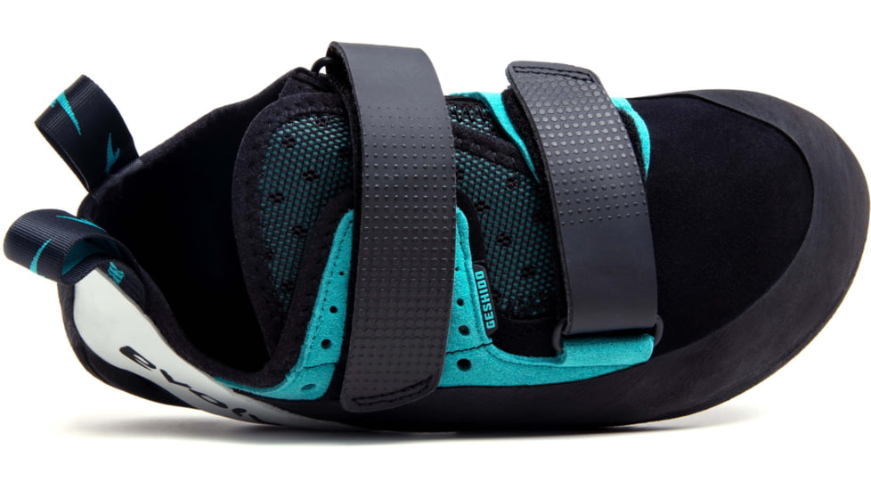Evolv Geshido Climbing Shoes - Mens, Black/Teal/White, 11.5, EVL0422-11.5