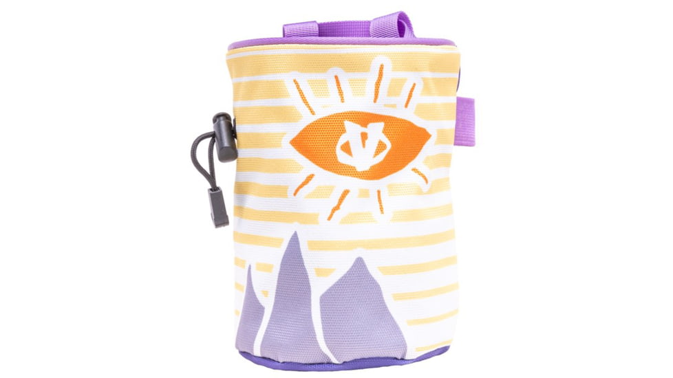 Evolv Graphics Chalk Bag - Kids, Stripes Purple, EVL0450-8915