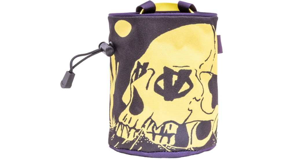 Evolv Graphics Chalk Bag, Skull Carbon, EVL0452-8999