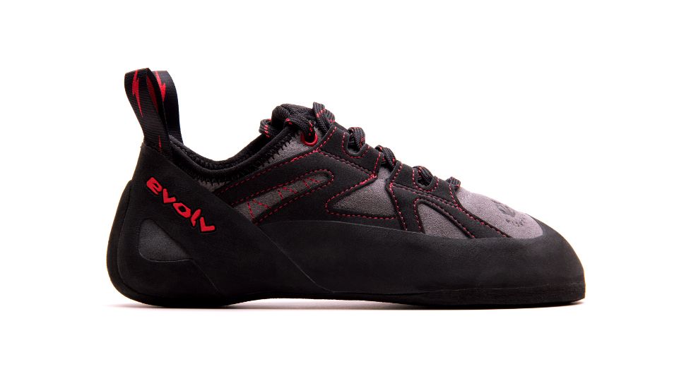 Evolv Nighthawk Men's Climbing Shoe, Gray/Black, 7 US EVL0334-070