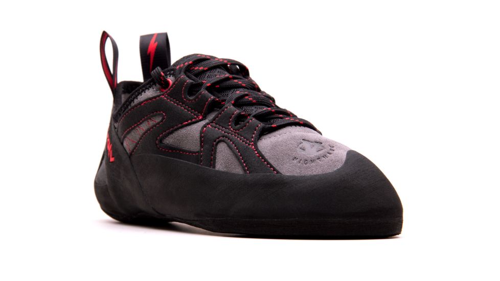 Evolv Nighthawk Men's Climbing Shoe, Gray/Black, 7 US, EVL0334-070