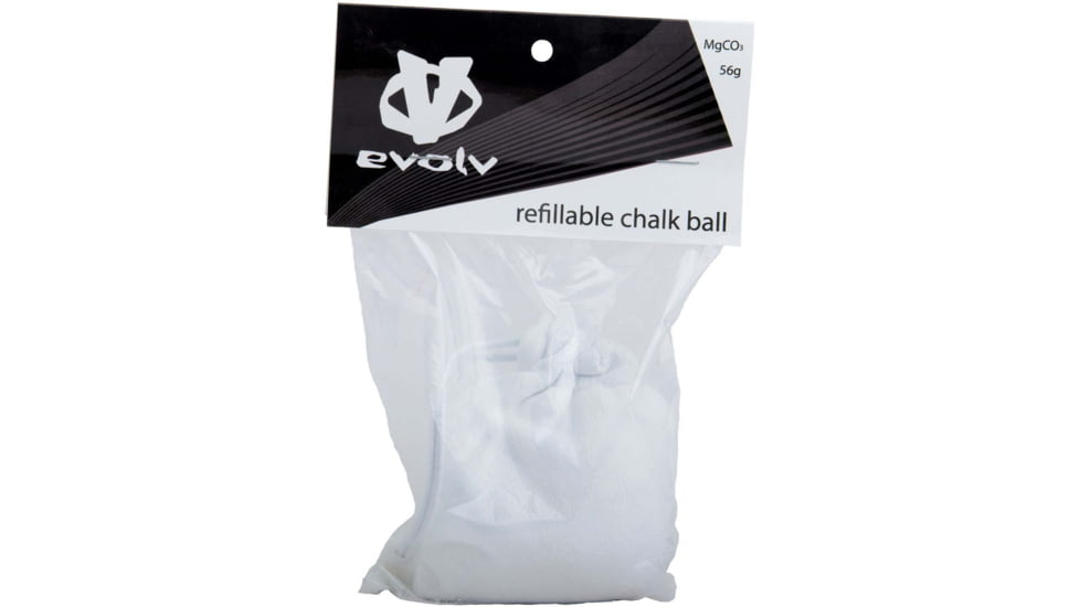 Evolv Refillable Chalk Ball, White, EVL0468-999