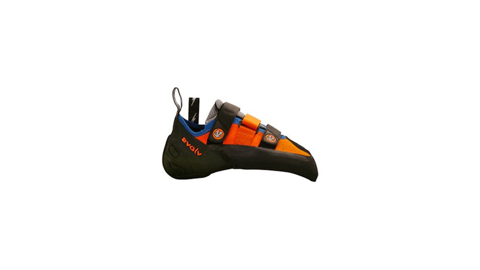 Evolv Shaman climbing shoes - Men's-Orange/Blue-11.5