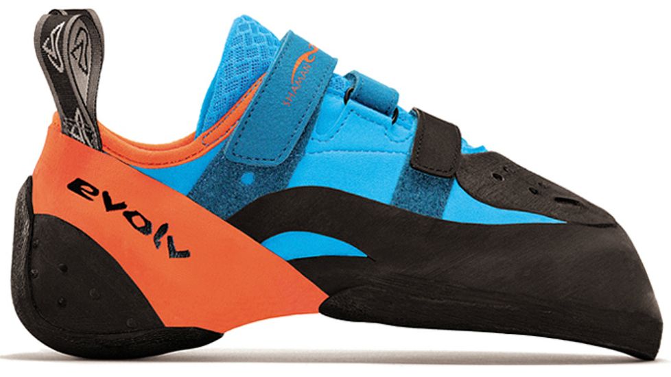 Shaman Climbing Shoe - Mens-Blue/Orange-8