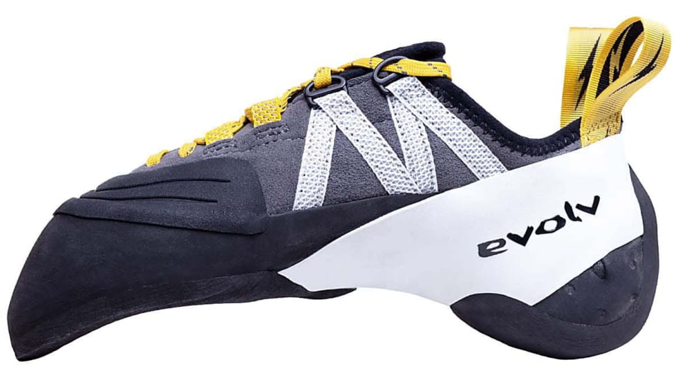 Evolv Shaman Lace Climbing Shoes - Mens, Gold/Grey/White, 11.5, EVL0519-6595-11.5