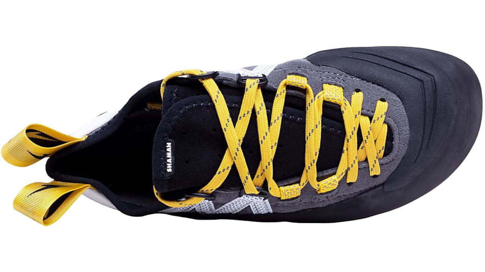 Evolv Shaman Lace Climbing Shoes - Mens, Gold/Grey/White, 11.5, EVL0519-6595-11.5