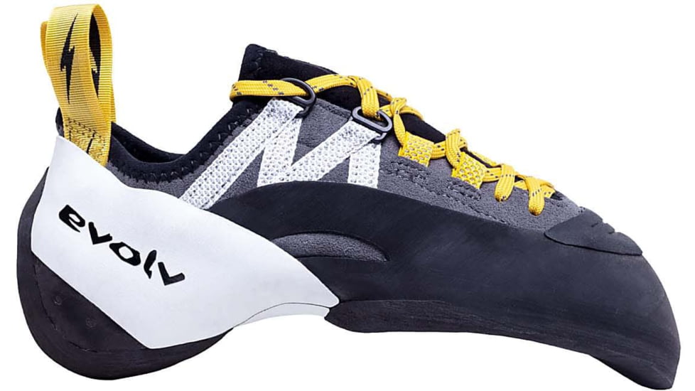 Evolv Shaman Lace Climbing Shoes - Mens, Gold/Grey/White, 11.5, EVL0519-6595-11.5