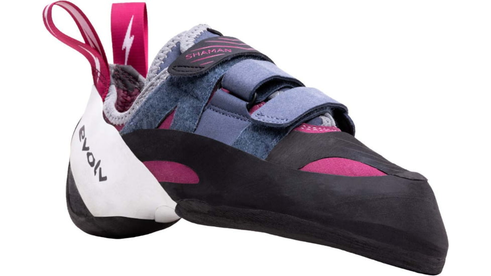 Evolv Shaman LV Climbing Shoe - Womens, Beet Red/Slate, 11, EVL0518-7438-11