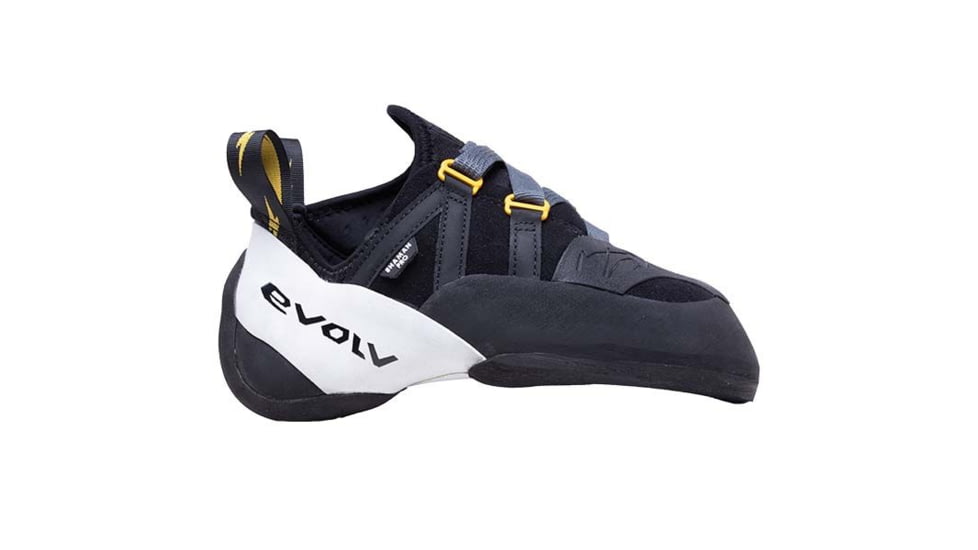 Evolv Shaman Pro Climbing Shoes - Unisex, Black/White, 11.5, EVL62301-1000-11.5