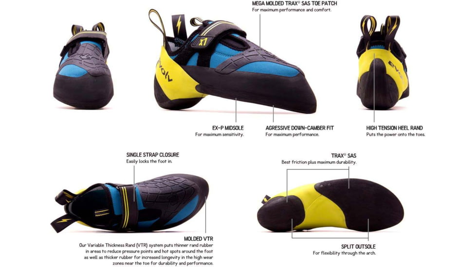 Evolv X1 - Mens, /Neon Yellow, 5 US, EVL0333-/NEON YELLOW-5