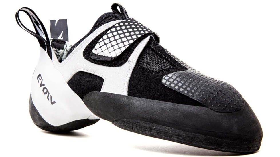 Evolv Zenist Climbing Shoes - Mens, Black/White, 7, EVL0426-975-7