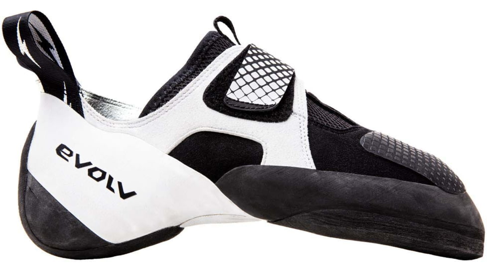 Evolv Zenist Climbing Shoes - Mens, Black/White, 7, EVL0426-975-7