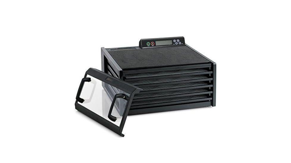 Excalibur Model 3548CDB 5-Tray Dehydrator, 8 Sq/Ft. Drying Space, Black, 3548CDB